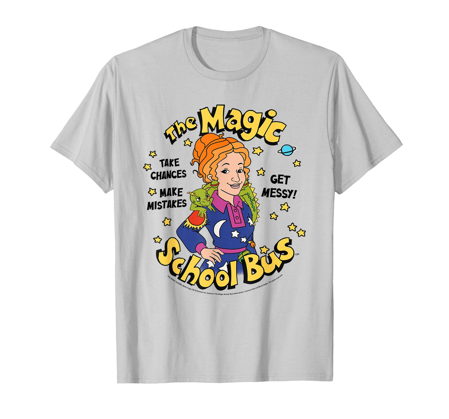 The Magic School Bus Ms Frizzle and Liz Quote Retro Cartoon T-Shirt