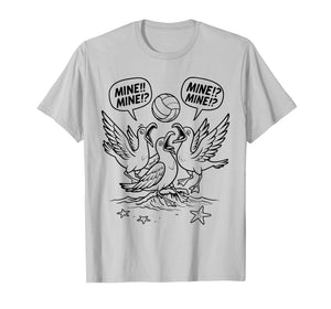 Volleyball Costume for Girls Women, Volleyball Seagull Mine T-Shirt