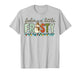 Feeling Little Frosty Snowman Retro Christmas Lights T-Shirt