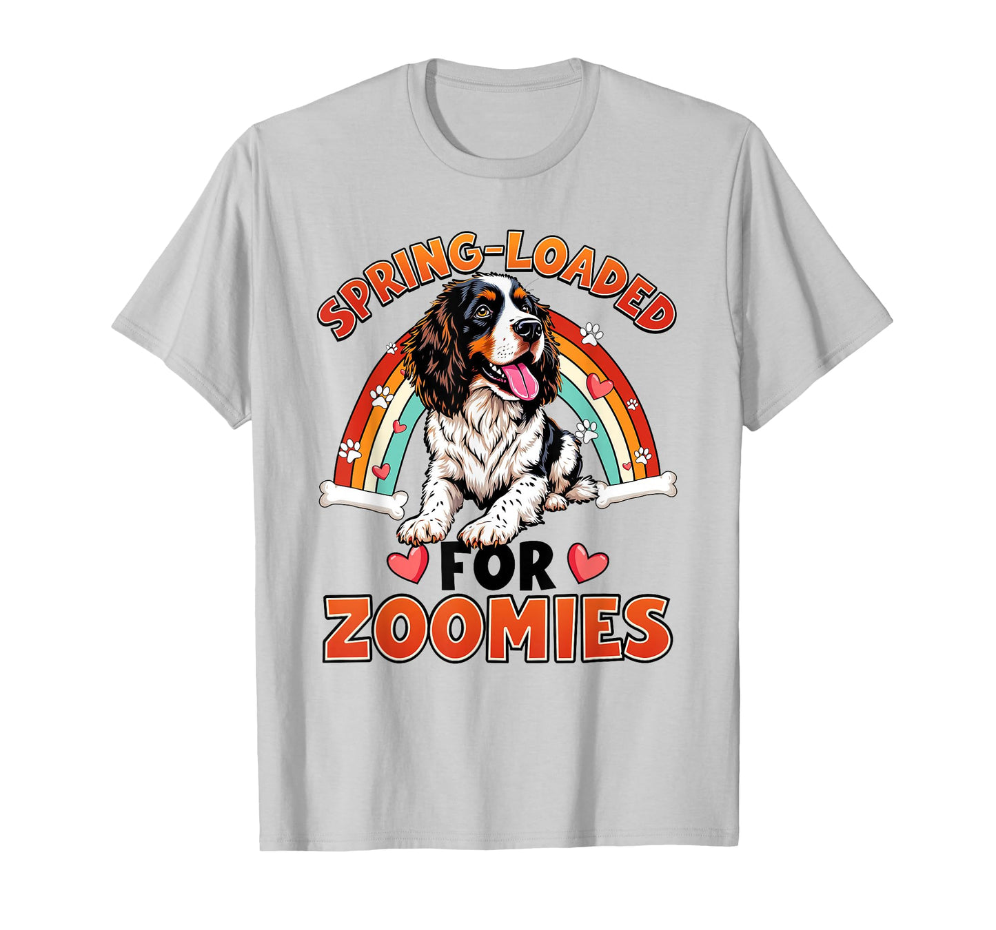 Funny English Springer Spaniel Design for Dog Lover T-Shirt