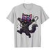 Cute Mardi Gras Cat for Women Girls Cat Lovers Carnival Mask T-Shirt