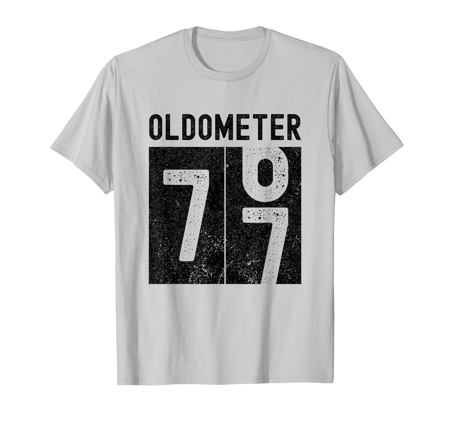 Oldometer 77th Birthday Funny Retro Turning 77 Years Old Men T-Shirt