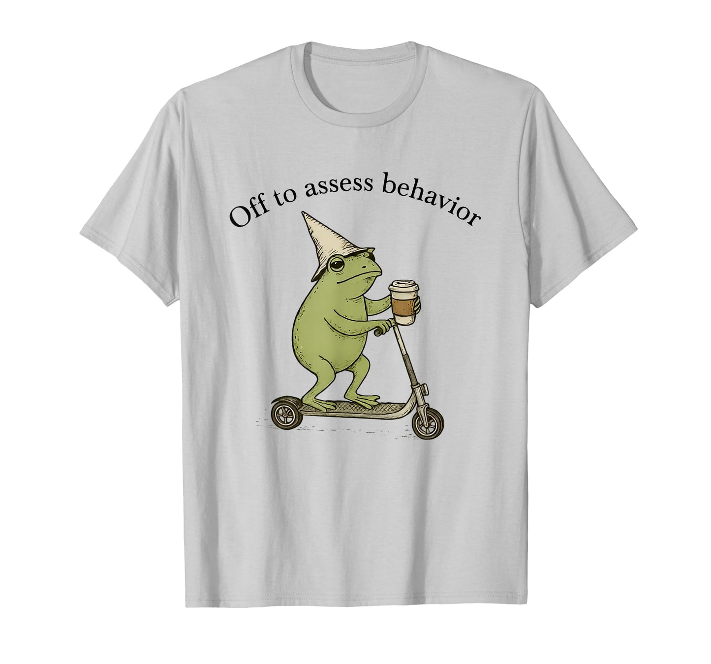 Off to Assess Behavior Funny Frog ABA Behavior Therapist T-Shirt