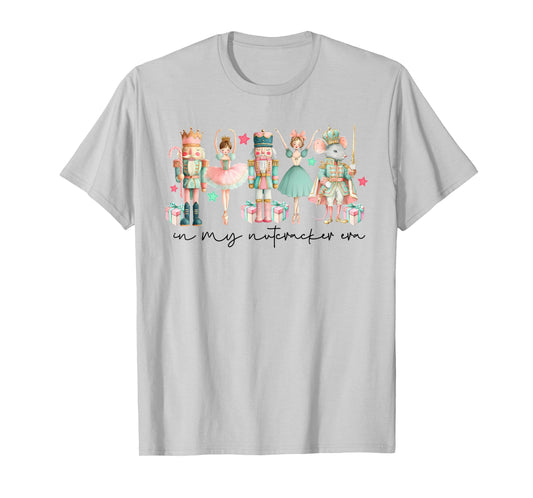 in My Nutcracker Era Ballet Pink Christmas Vibes Women Girls T-Shirt