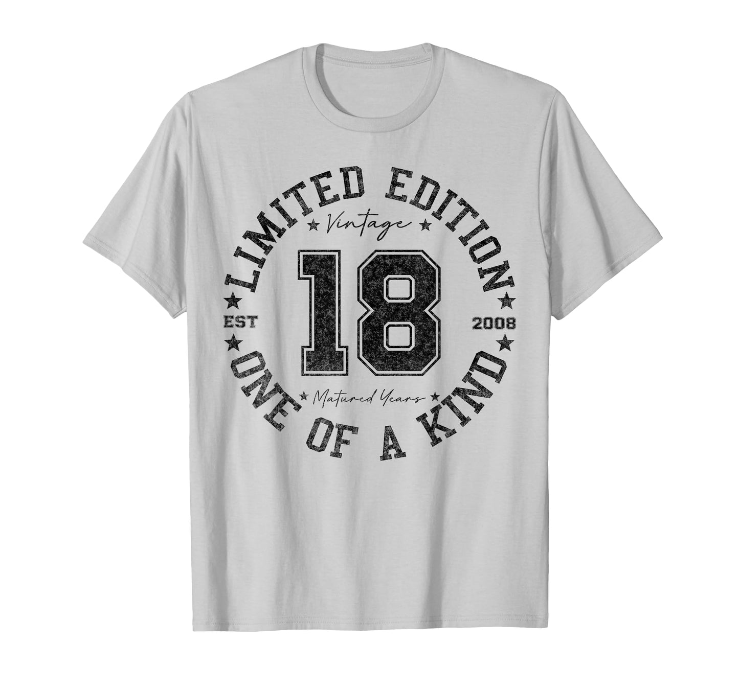 18 Year Old Gifts Vintage 2008 Limited Edition 18th Birthday T-Shirt