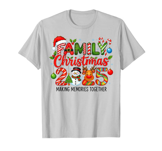 Family Christmas 2025 Matching Pajamas Santa Men Women Kids T-Shirt