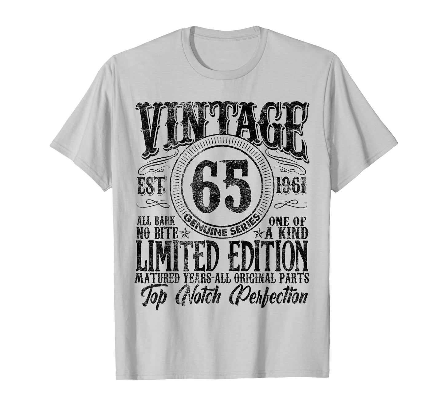 65 Year Old Gifts Vintage 1961 Limited Edition 65th Birthday T-Shirt