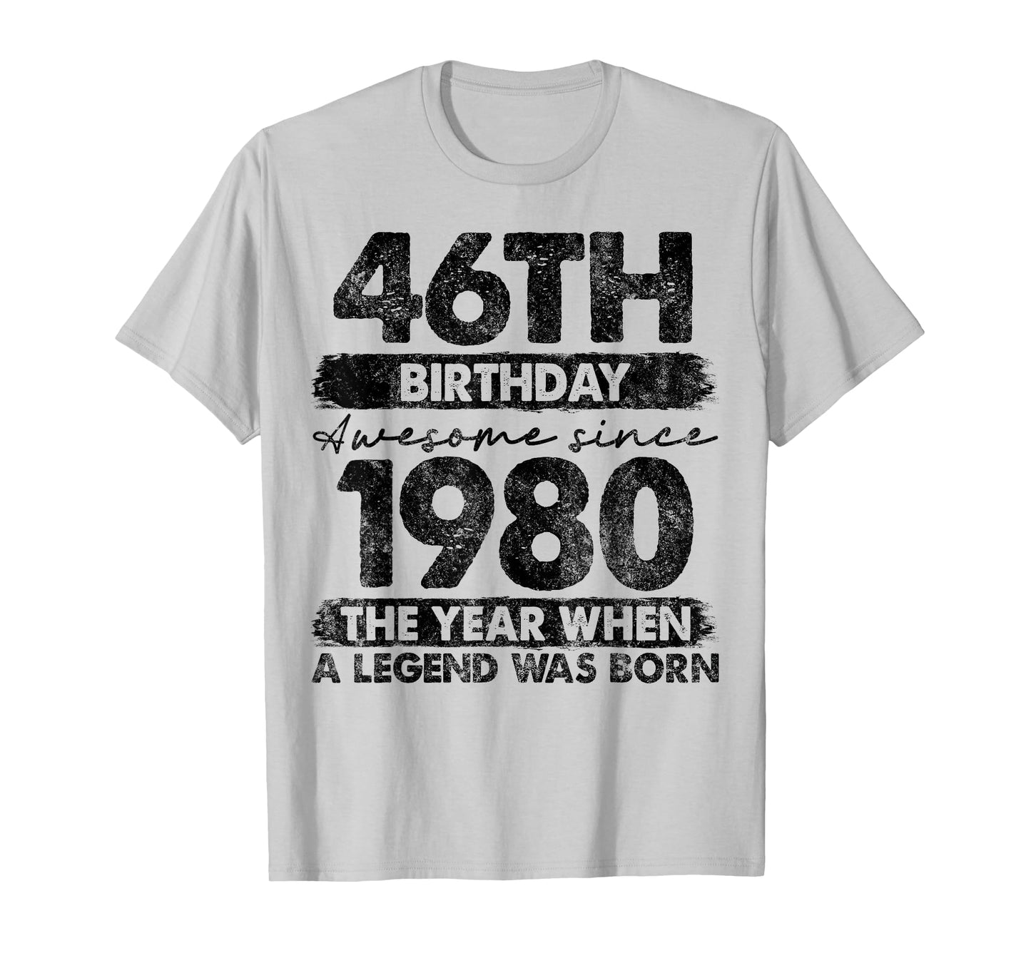 46 Year Old Gifts Vintage 1980 Limited Edition 46th Birthday T-Shirt
