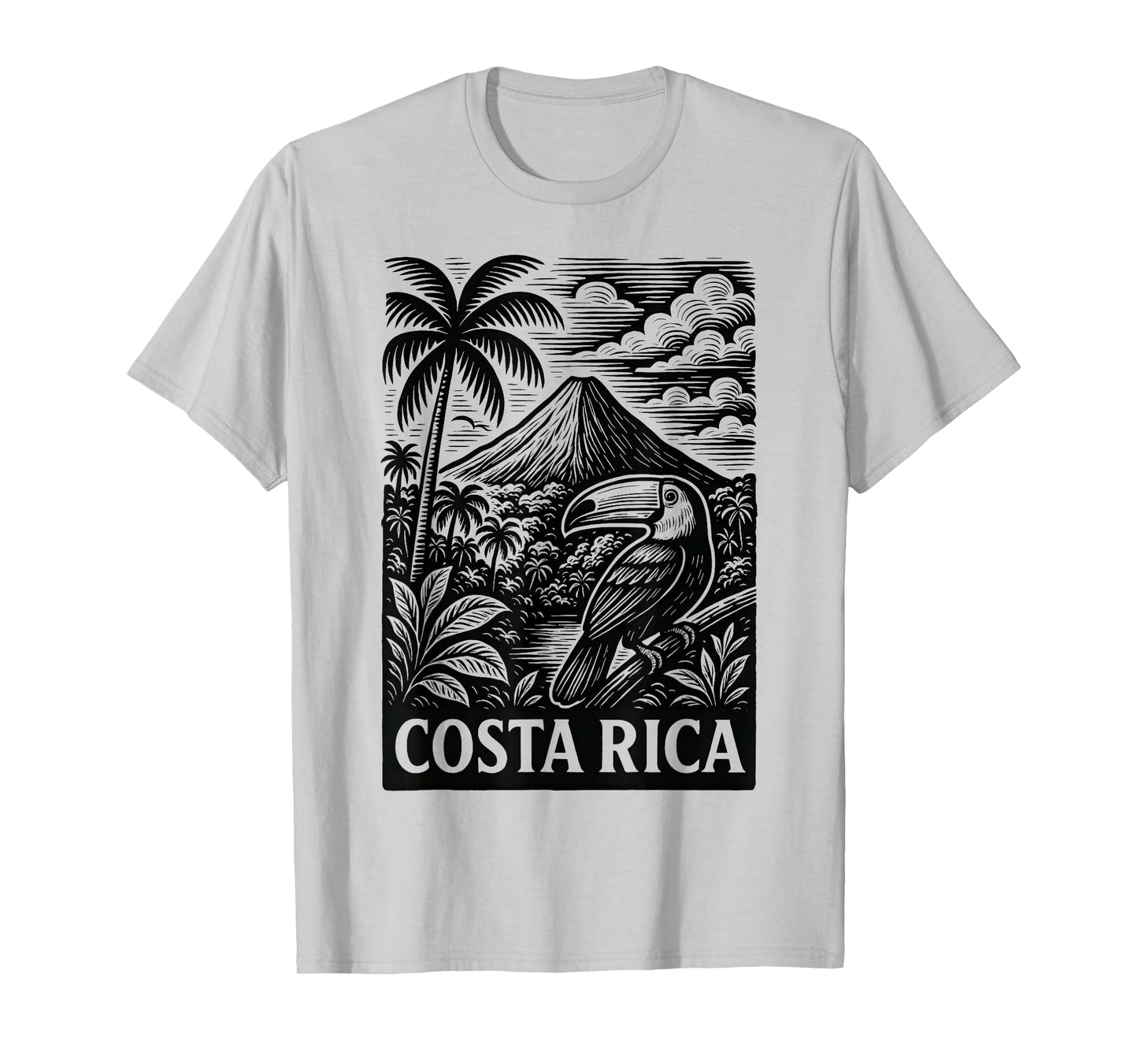 Arenal Volcano Toucan Costa Rica T-Shirt