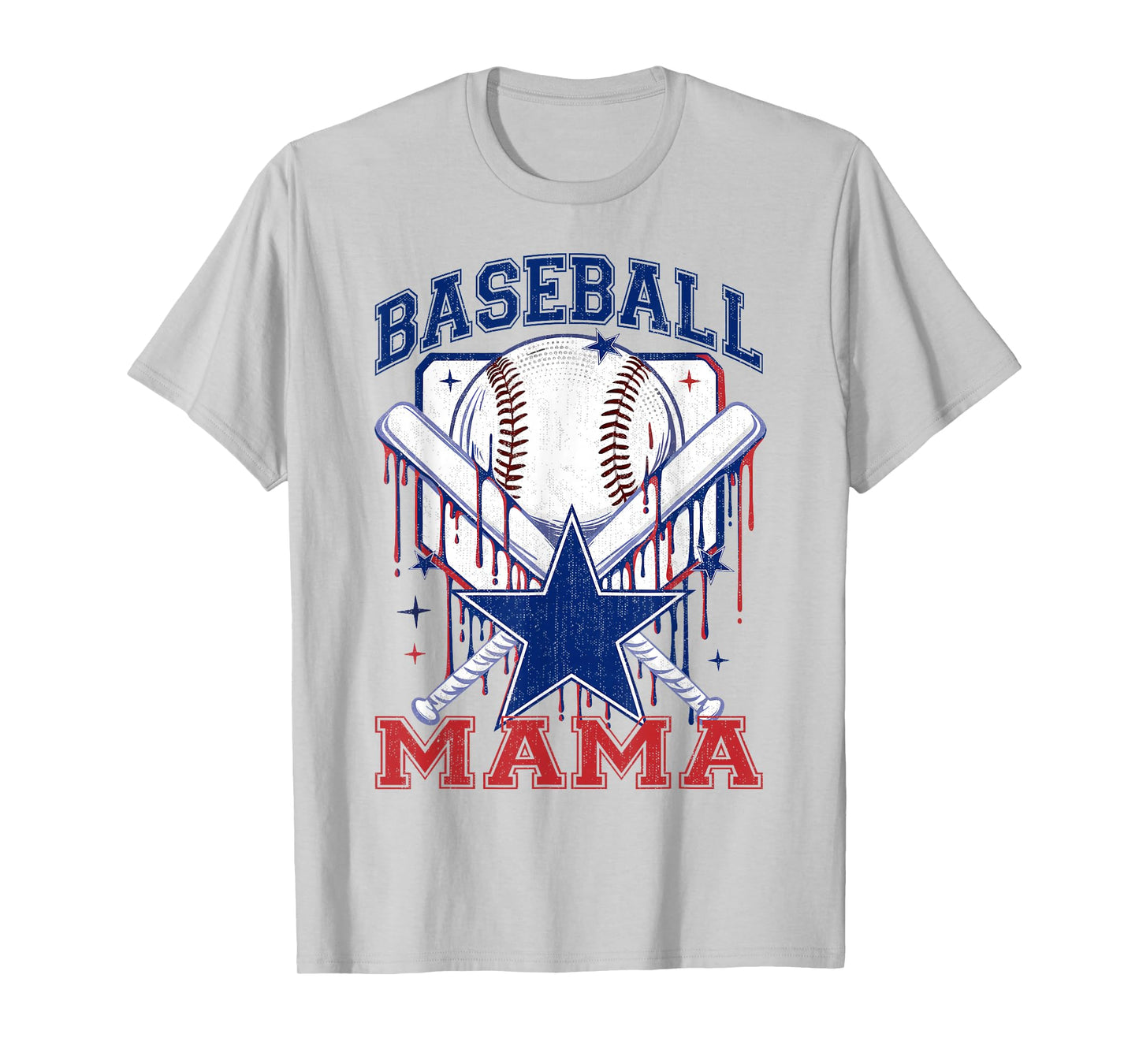 Retro Baseball Mama Baseball Mom Women Mother's Day T-Shirt