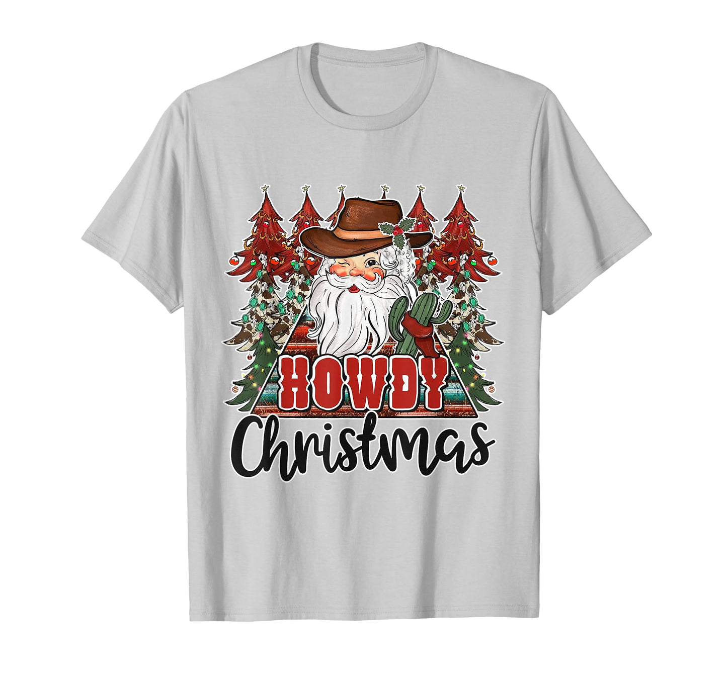 Howdy Christmas Santa Claus T-Shirt