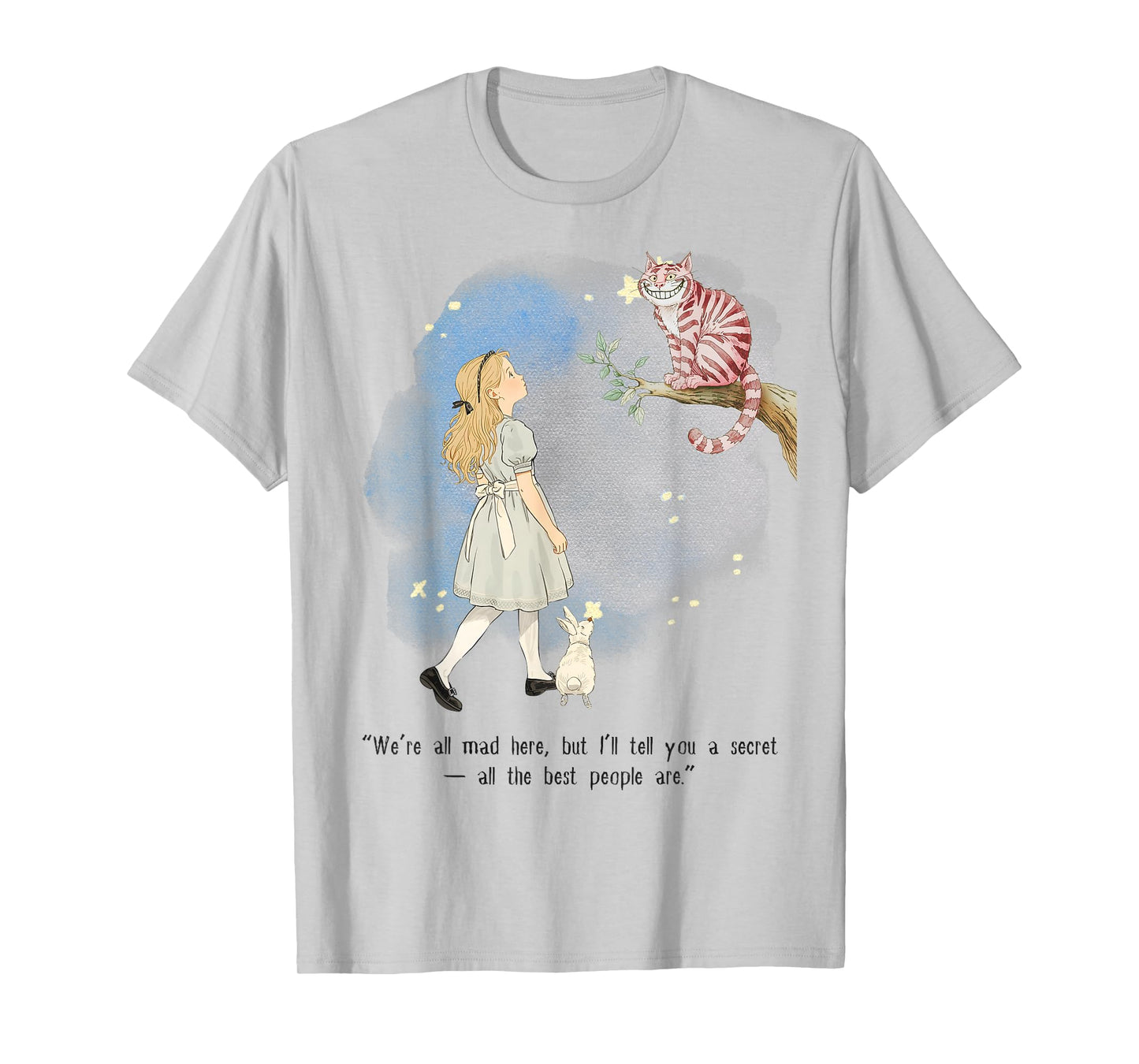 Alice Adventures Retro Children's Vintage Book Day Girls T-Shirt