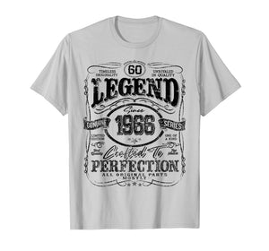 Vintage 1966 Limited Edition Shirt 60 Year Old 60th Birthday T-Shirt