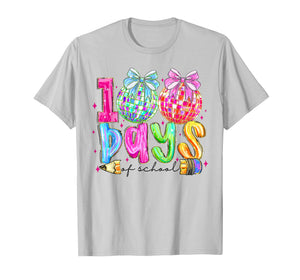 Funny 100 Days of School Teacher Student Kids 100th Day T-Shirt