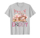 Rodeo Daddy Pink Cowgirl Coquette 1St Birthday Girl T-Shirt