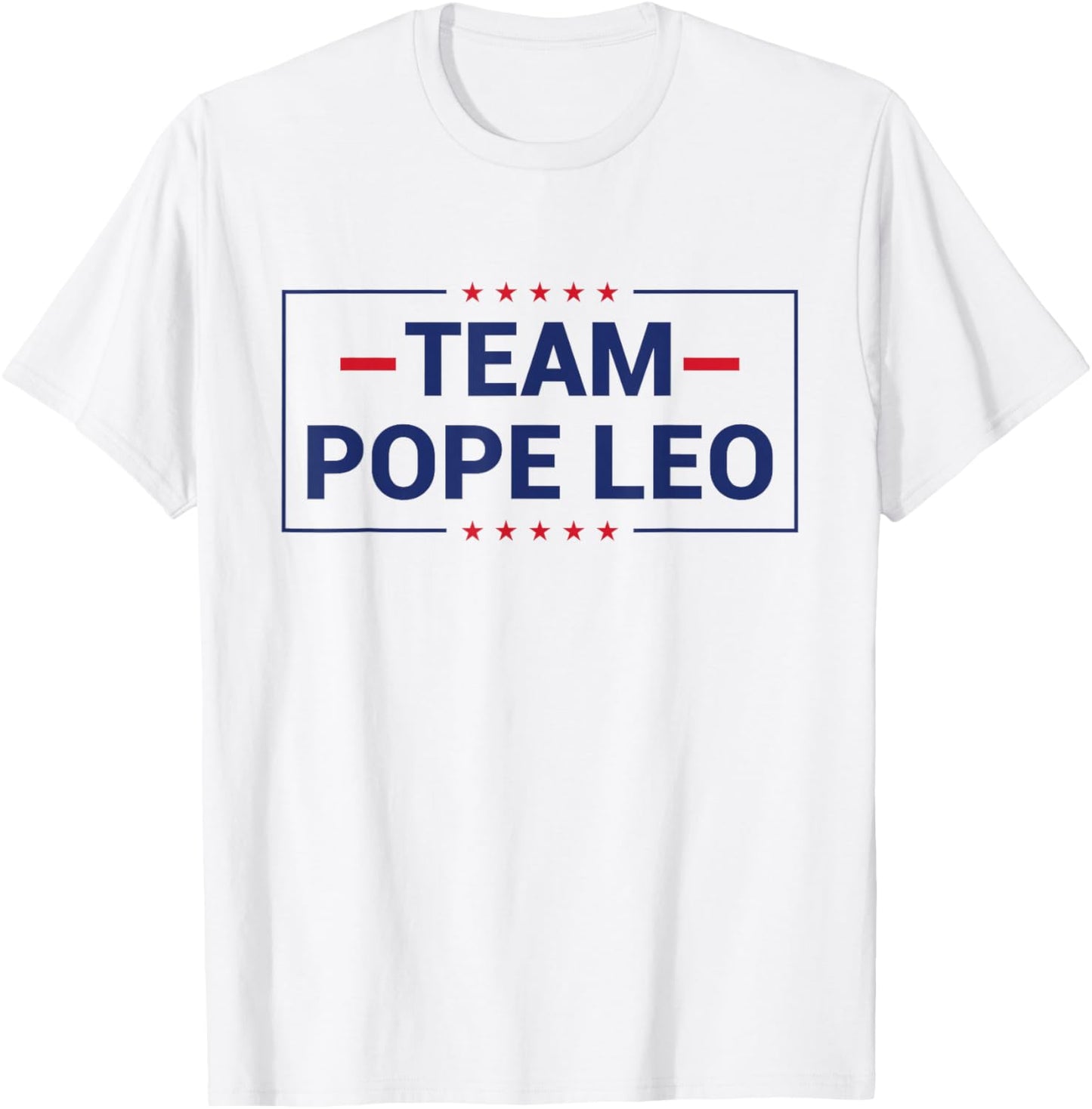 Team Pope Leo XIV T-Shirt - T-Shirt | White