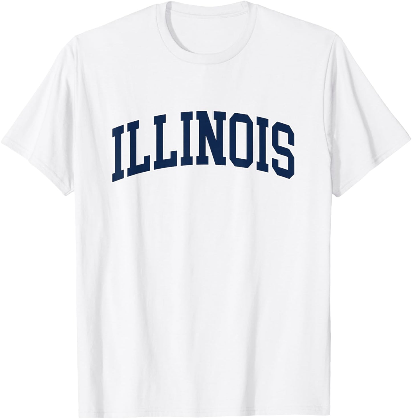 Illinois - Throwback Design - Classic T-Shirt - T-Shirt | White
