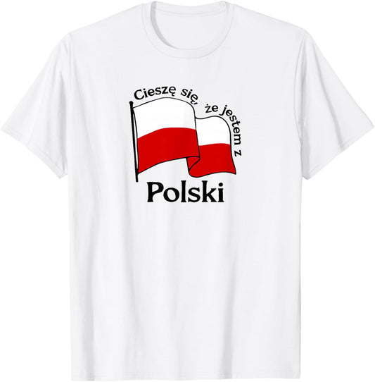 Poland Polski Funny Polish Saying Graphic T-Shirt - T-Shirt | White