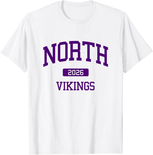 North High School Class of 2026 Denver CO T-Shirt - T-Shirt | White
