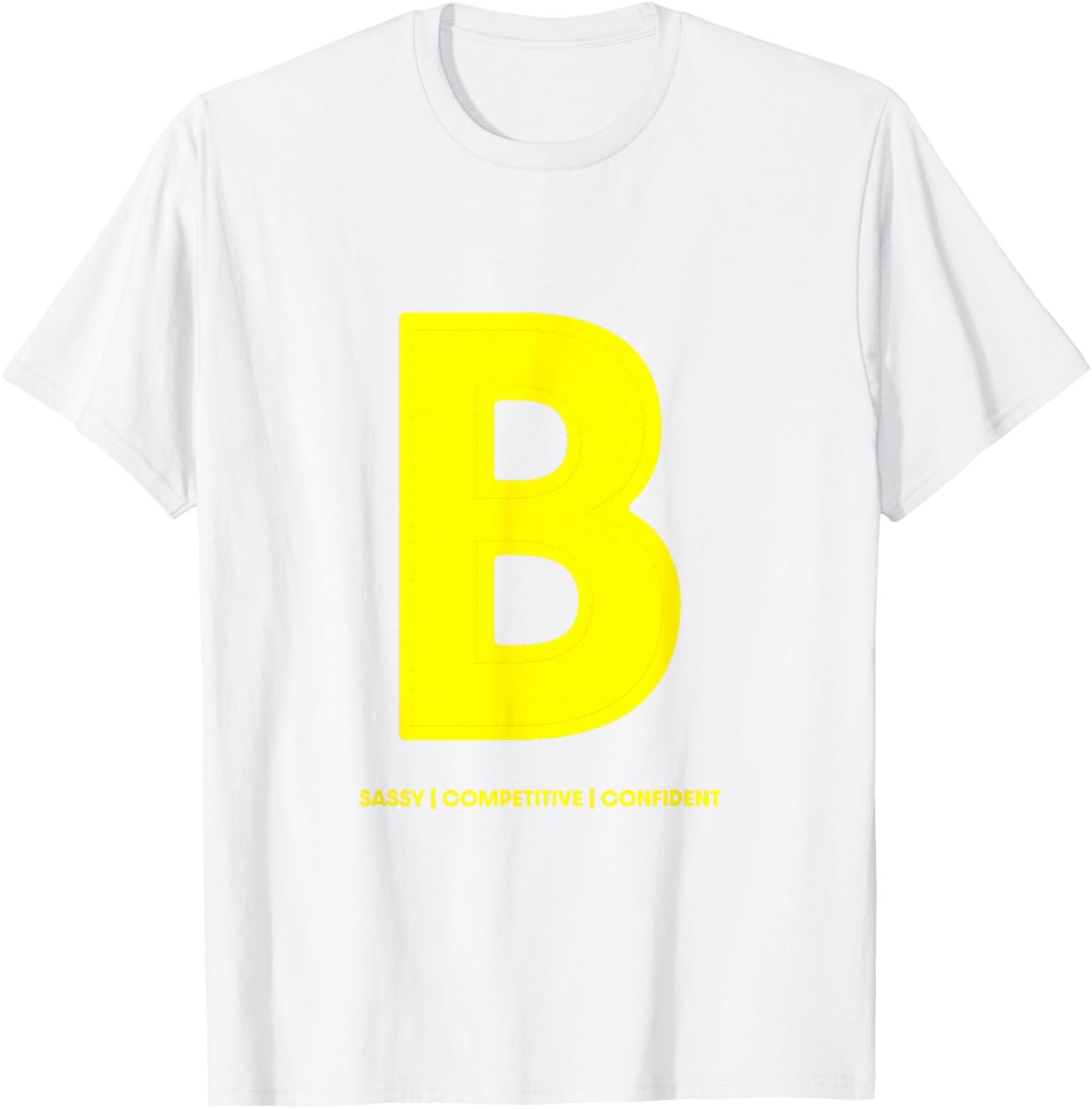 Chipmunks B for Brittany Letter Print Halloween Costume T-Shirt - T-Shirt | White