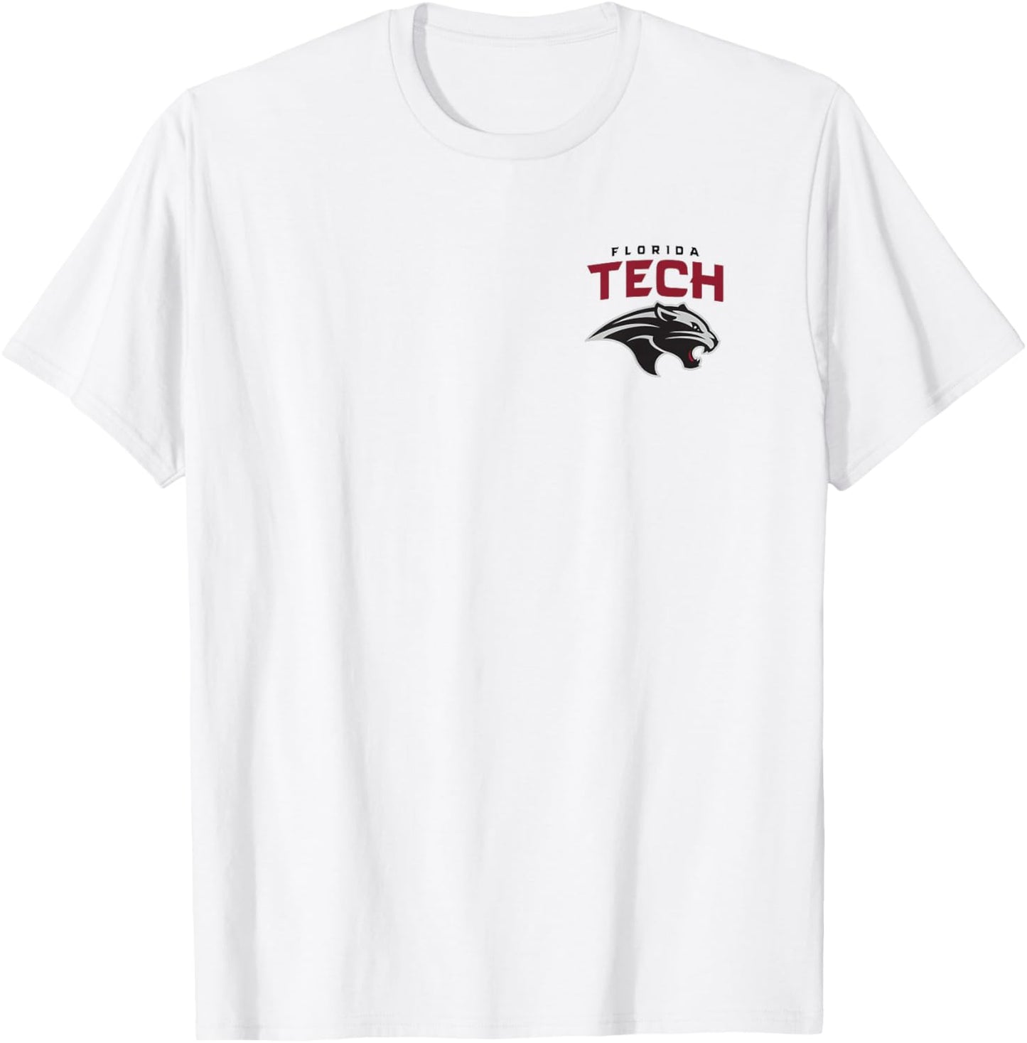 Florida Tech Panthers Left Chest White Officially Licensed T-Shirt - T-Shirt | White