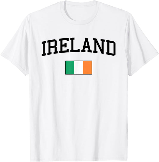Irish Flag Men Women Kids Ireland T-Shirt - T-Shirt | White