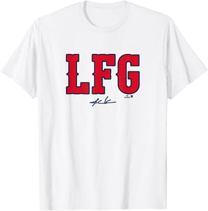 Alex Cora - LFG - Boston Baseball T-Shirt - T-Shirt | White