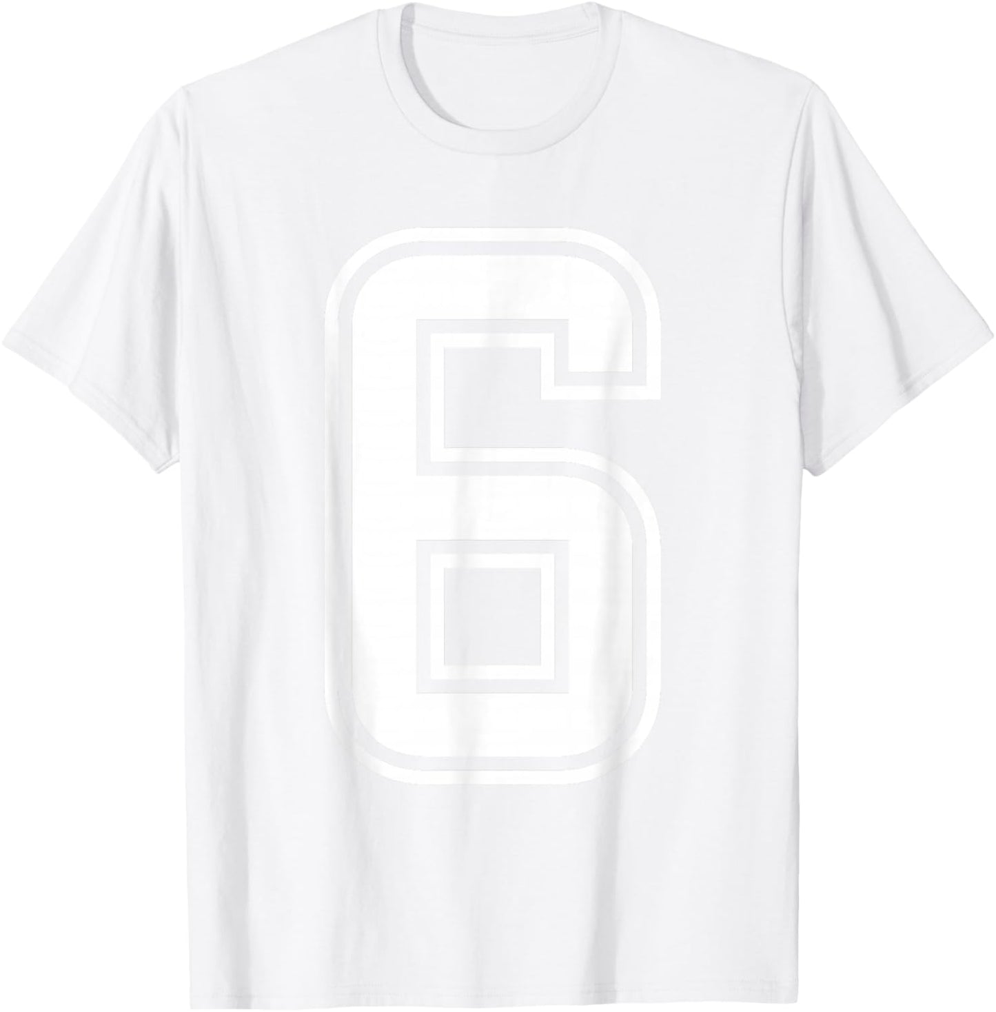 six Seven 67 Matching Number 7 Halloween Birthday Sports 67 T-Shirt - T-Shirt | White