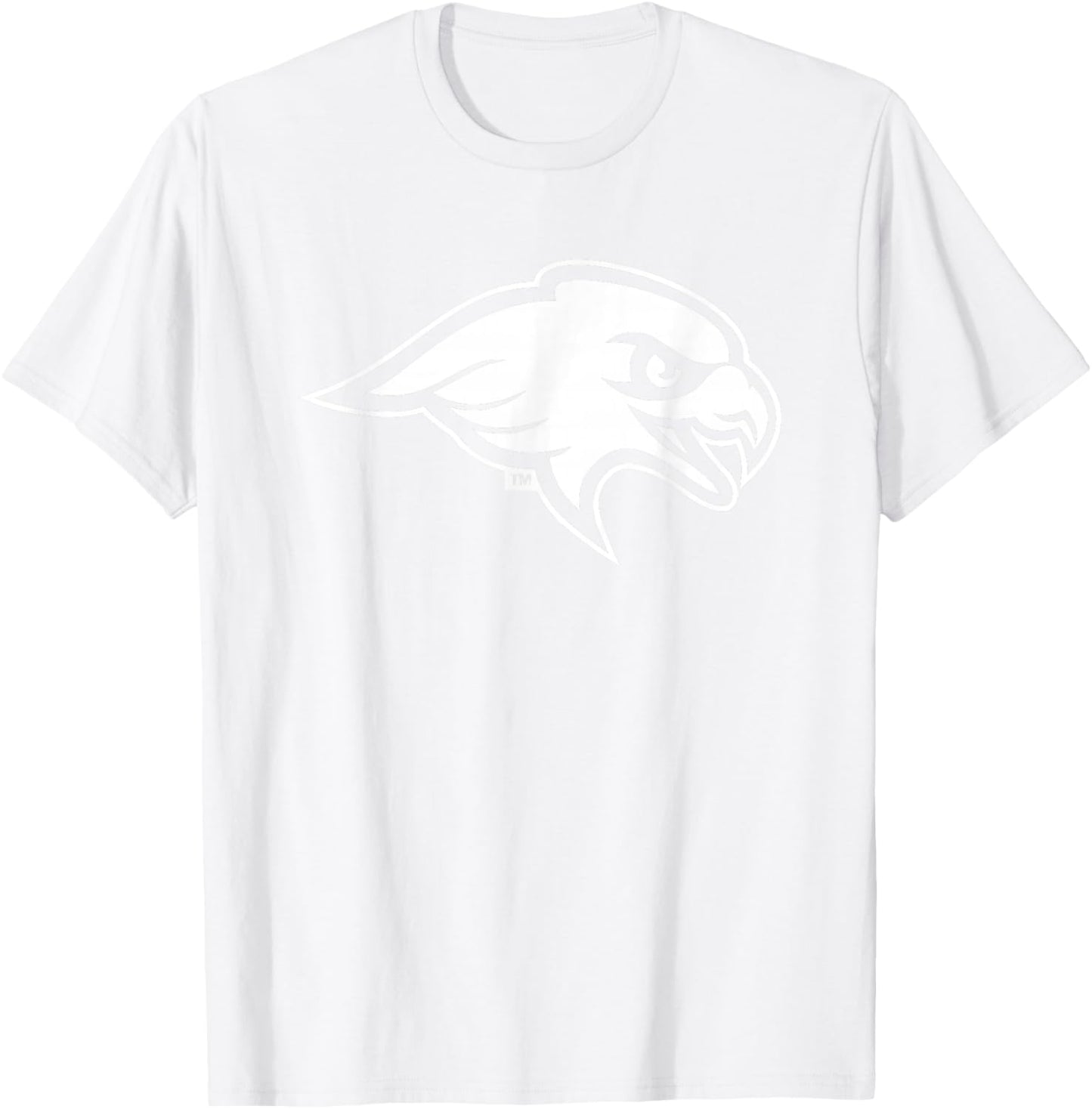 Montclair State University Red Hawks Mascot Head Logo T-Shirt - T-Shirt | White