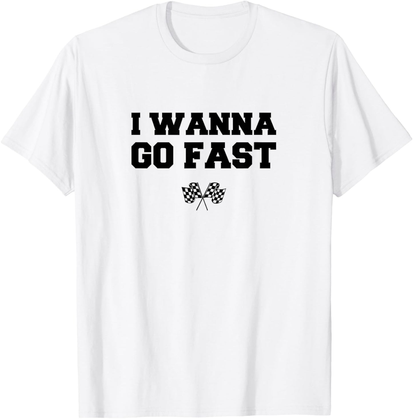 Ricky Racing - I Wanna Go Fast T-Shirt - T-Shirt | White