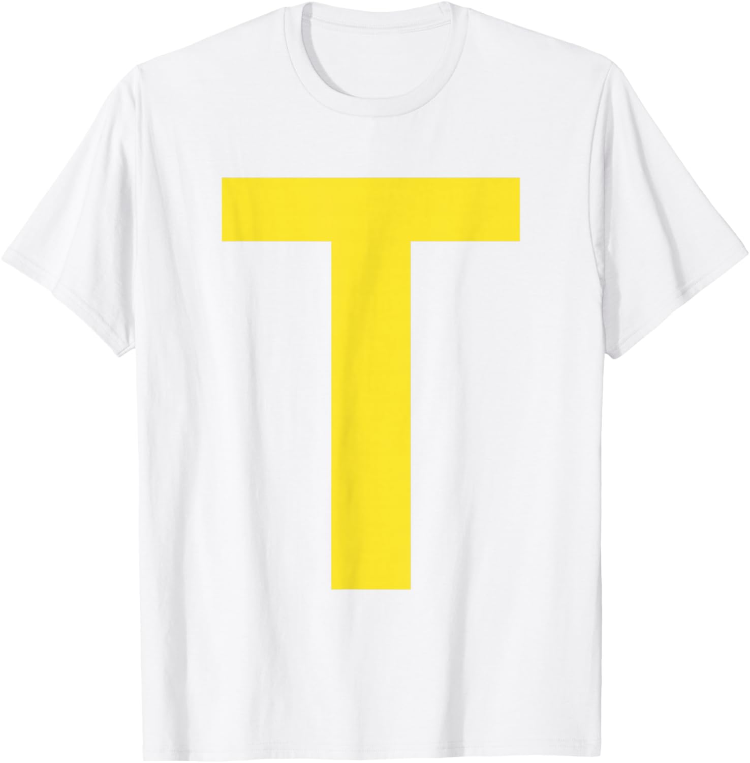 Letter T Funny Group Matching Halloween Costume T-Shirt - T-Shirt | White