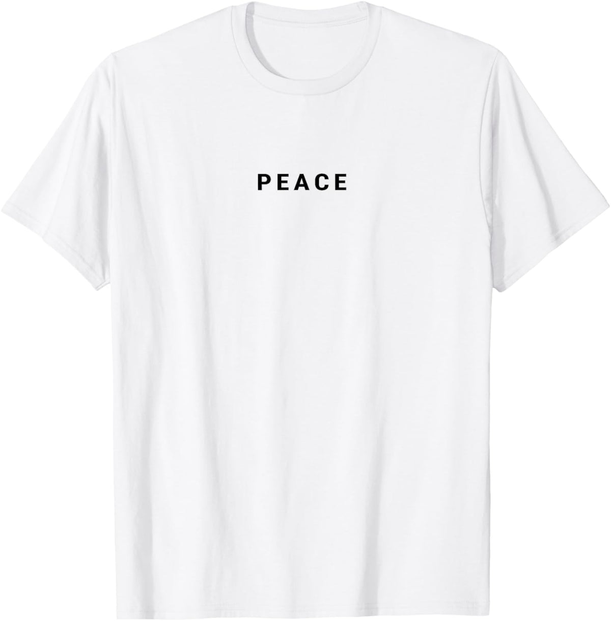 Peace Minimalist T-Shirt - T-Shirt | White