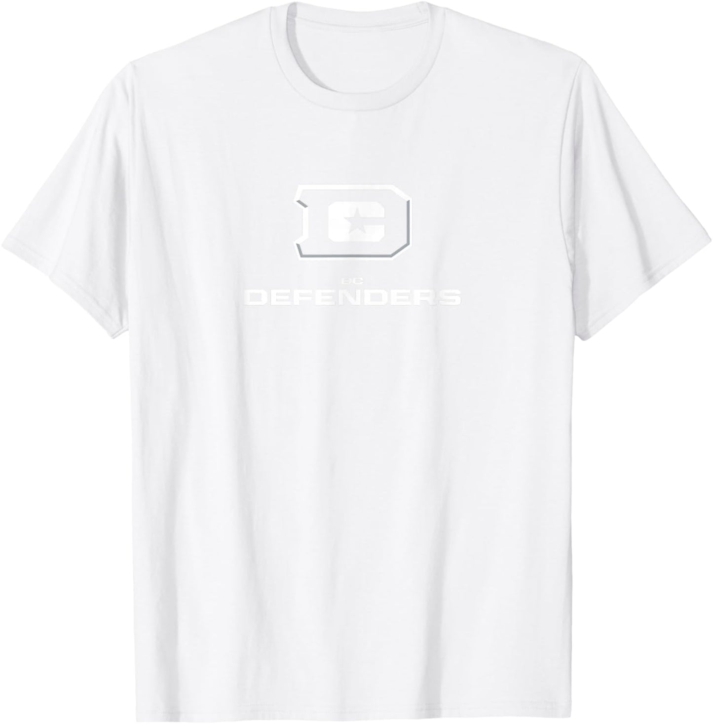 DC Defenders - Lockup Logo - United Football League T-Shirt - T-Shirt | White