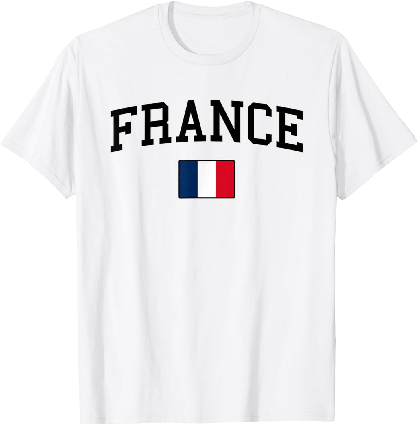 French Flag Men Women Kids France T-Shirt - T-Shirt | White
