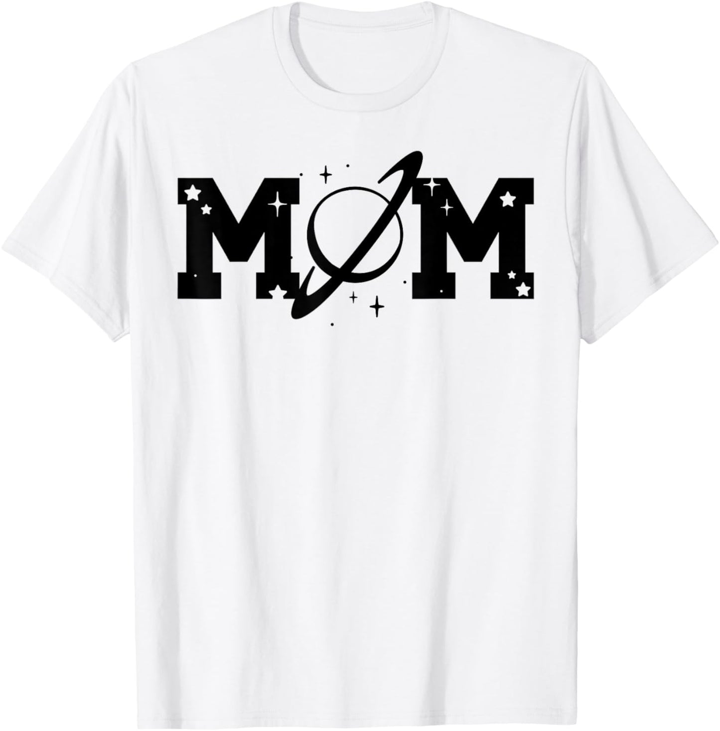 Mom Space Astronaut Birthday T-Shirt - T-Shirt | White