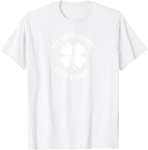 Funny St. Patricks Day - 51% Shenanigans 49% Malarkey T-Shirt - T-Shirt | White
