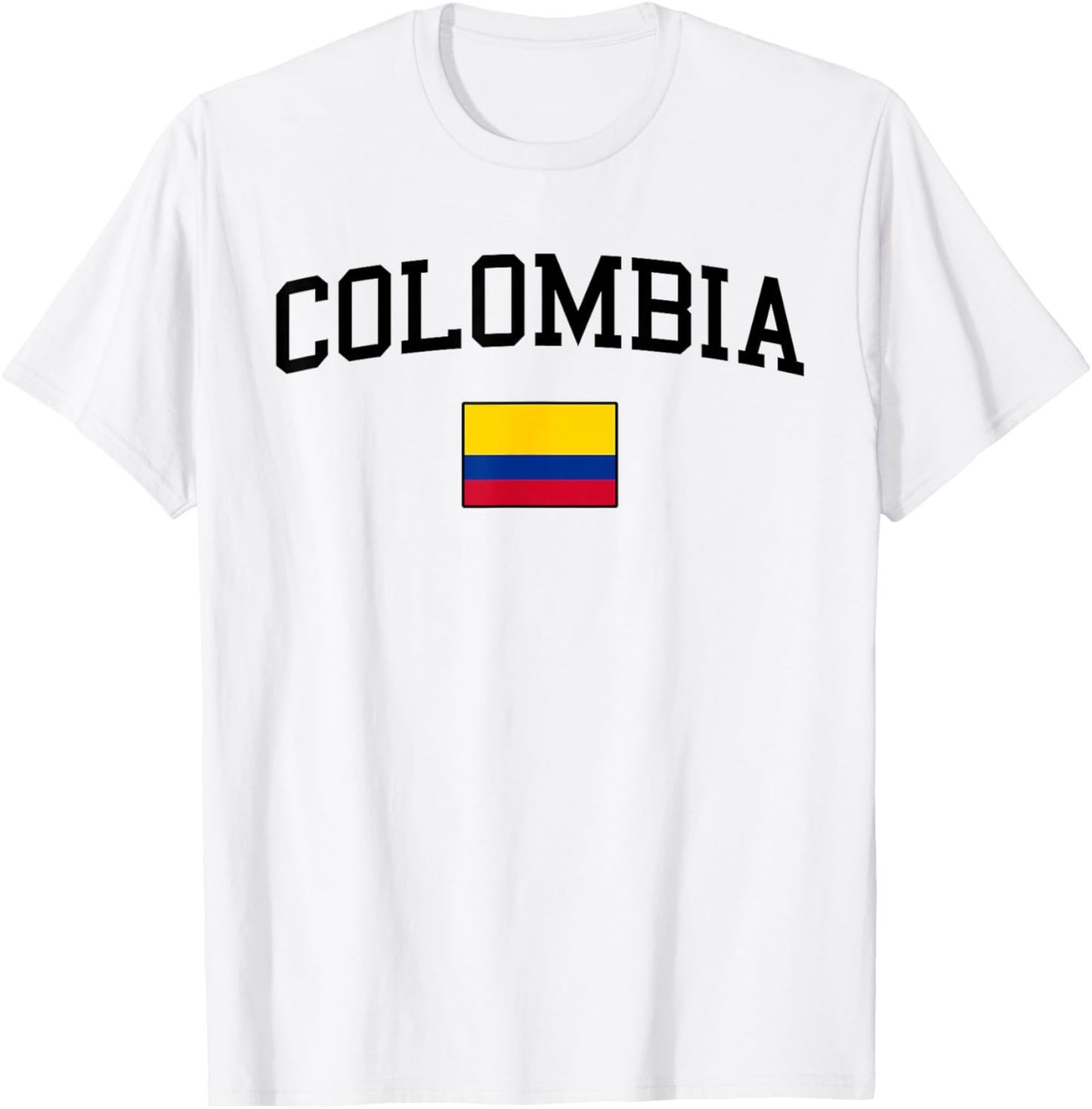 Colombian Flag Men Women Kids Colombia T-Shirt - T-Shirt | White