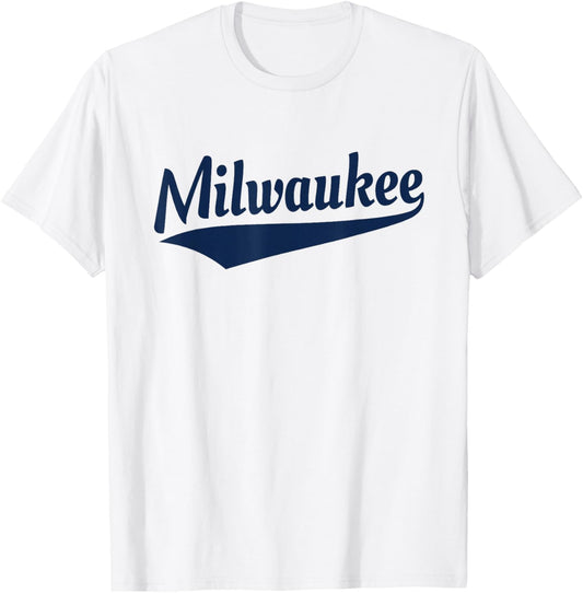 Milwaukee - Throwback Design - Classic T-Shirt - T-Shirt | White