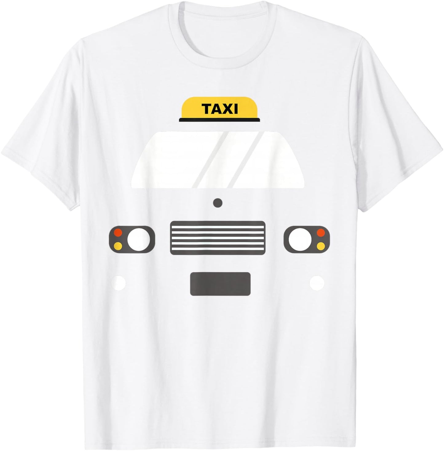 Pretend I'm a Taxi Car Halloween Costume Funny T-Shirt - T-Shirt | White