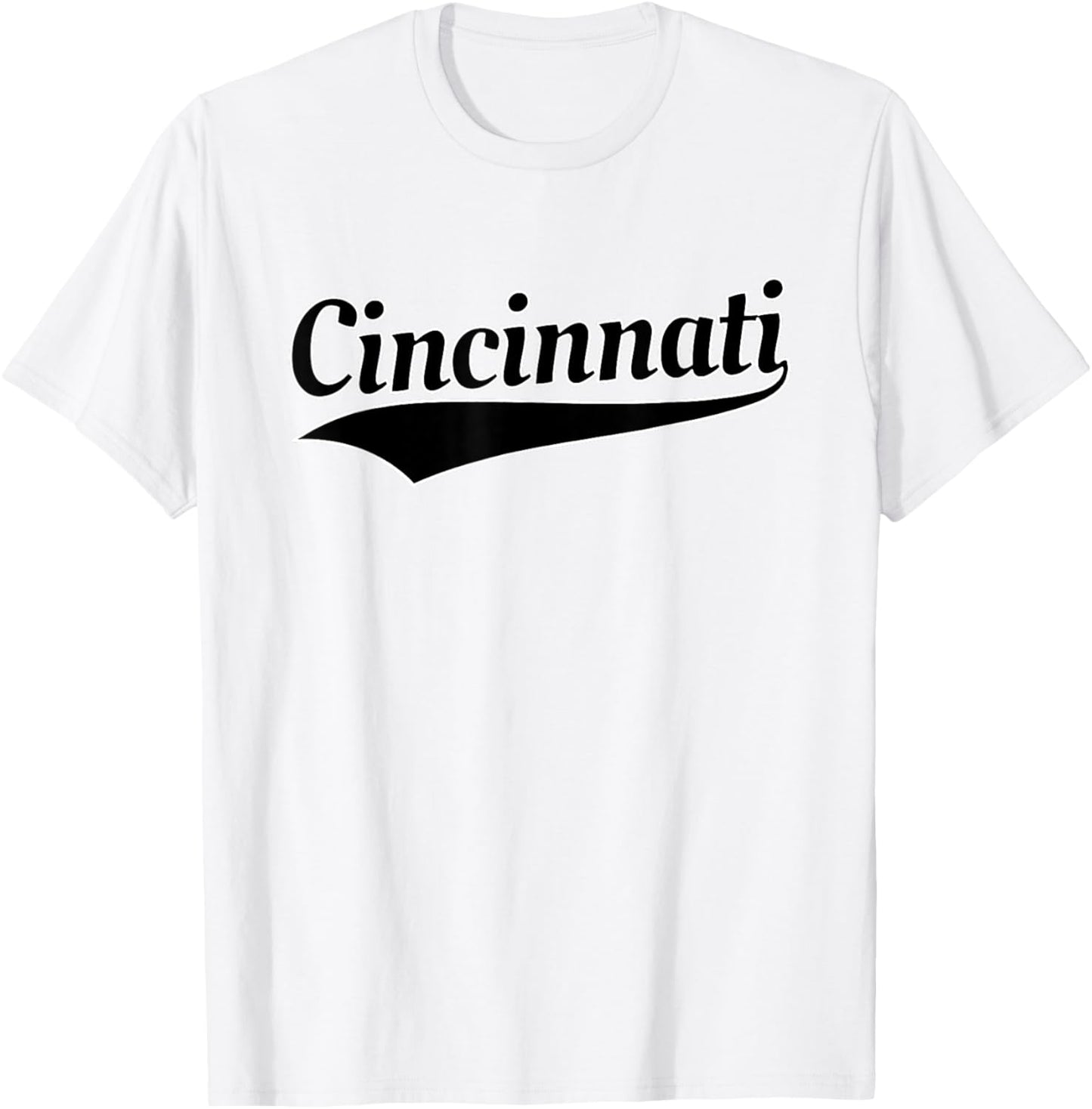 Cincinnati - Throwback Design - Classic T-Shirt - T-Shirt | White