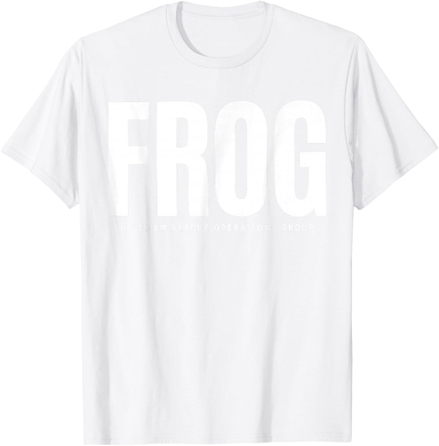 Anti ICE Frog Protest Label Badge T-Shirt - T-Shirt | White