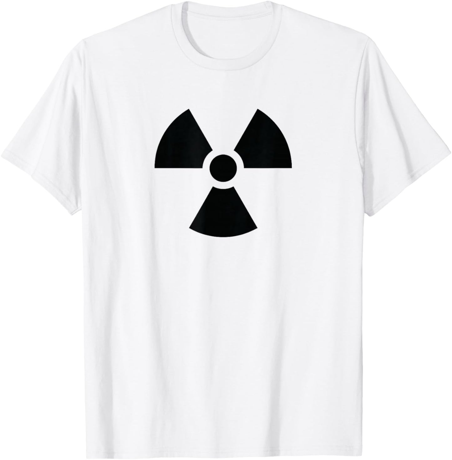Nuclear Radioactive Material Symbol Radiation Biohazard T-Shirt - T-Shirt | White