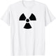 Nuclear Radioactive Material Symbol Radiation Biohazard T-Shirt - T-Shirt | White