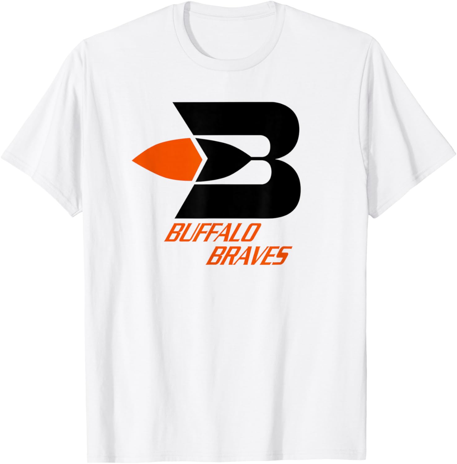 Buffalo Braves Retro Basketball T-Shirt - T-Shirt | White