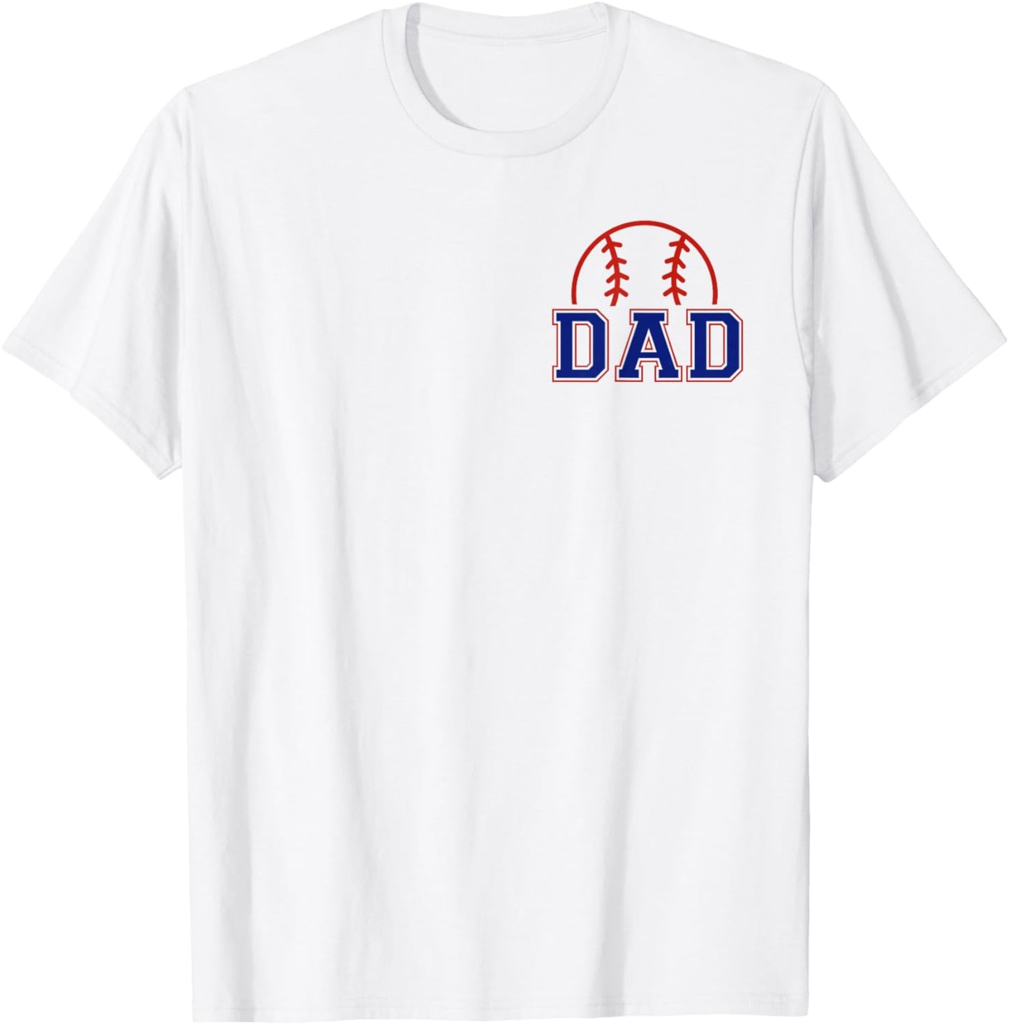Dad of Rookie 1st Birthday Baseball Boy Family Matching T-Shirt - T-Shirt | White