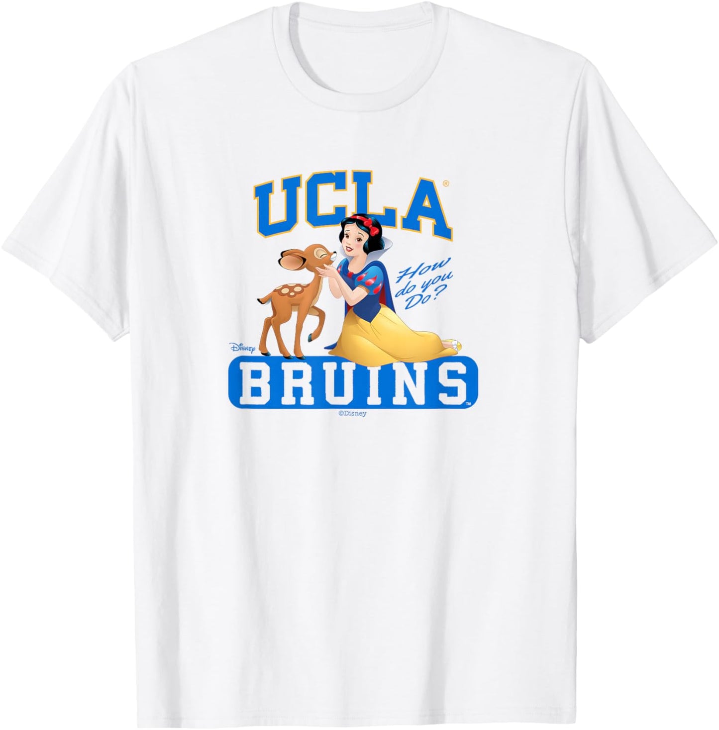 UCLA Bruins Snow White Gray Officially Licensed T-Shirt - T-Shirt | White