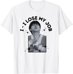 I Lose My Job Changbin Bias SKZ Meme Design for Stay T-Shirt - T-Shirt | White