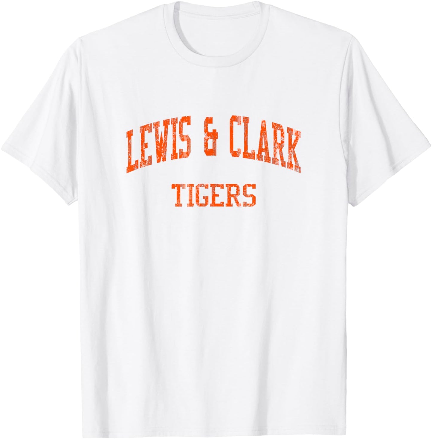 Lewis & Clark High School HS Spokane WA Vintage Sports T-Shirt - T-Shirt | White