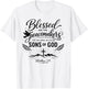 Blessed are The Peacemakers Matthew 5:9 Scripture Bible Pray T-Shirt - T-Shirt | White