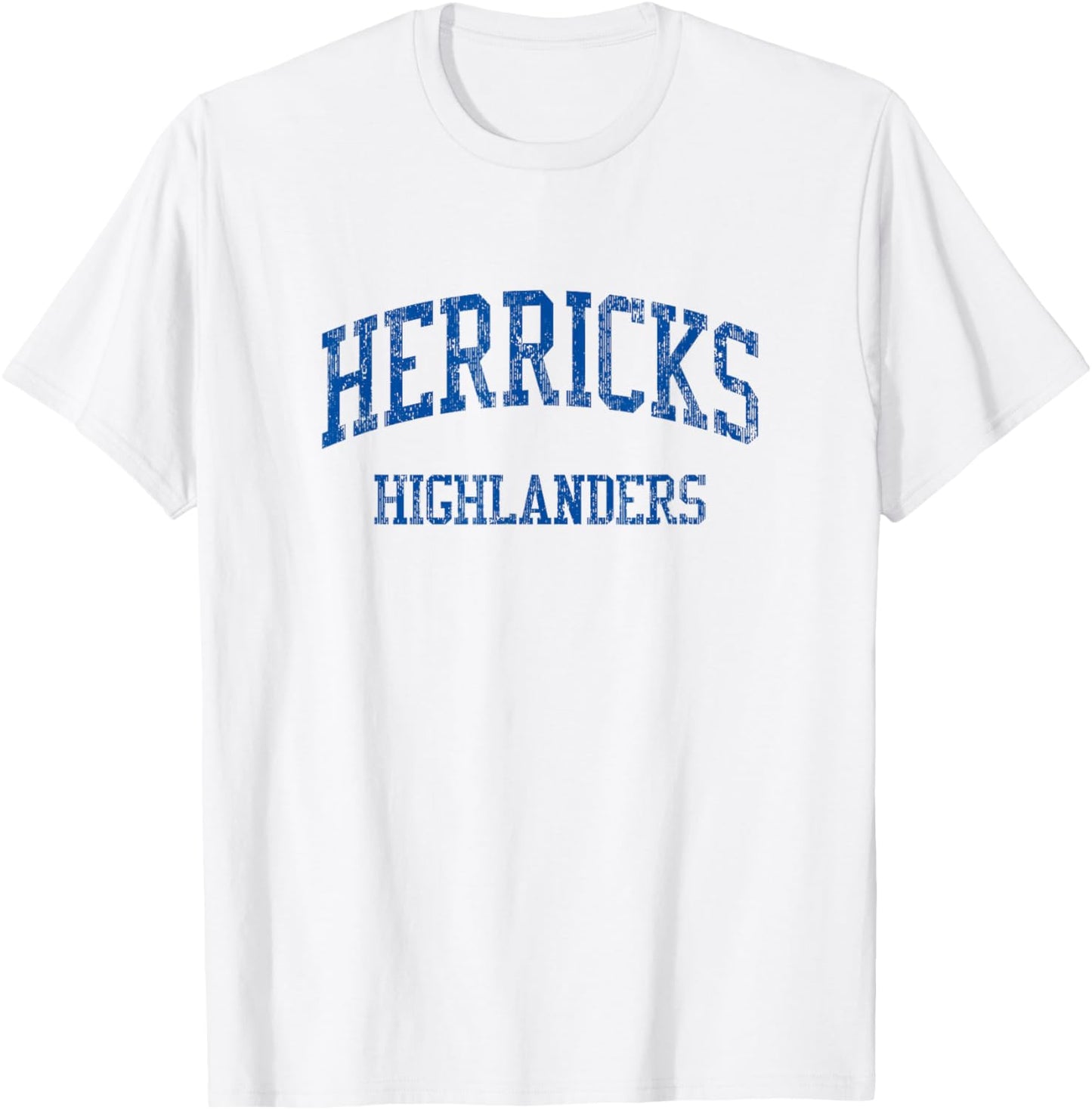Herricks High School HS New Hyde Park NY Vintage Sports T-Shirt - T-Shirt | White